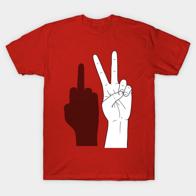 Peace sign T-Shirt by Morishasha